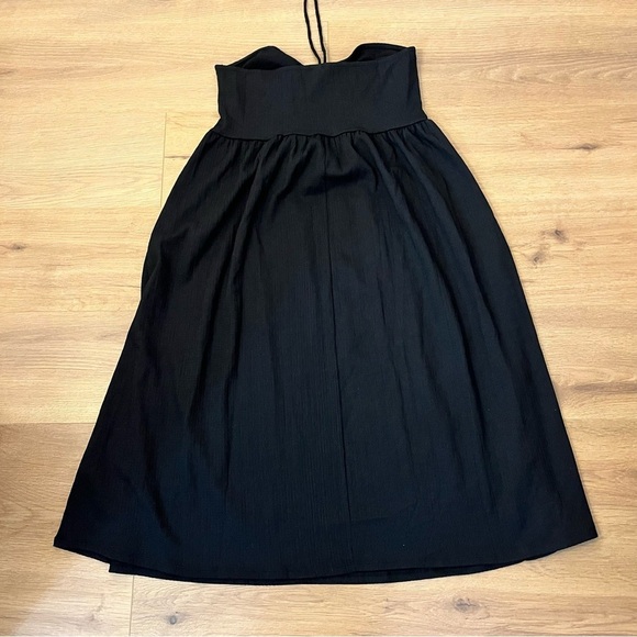 H & M | New strapless midi dress Women’s size L beach coverup halter vacation - Picture 3 of 6